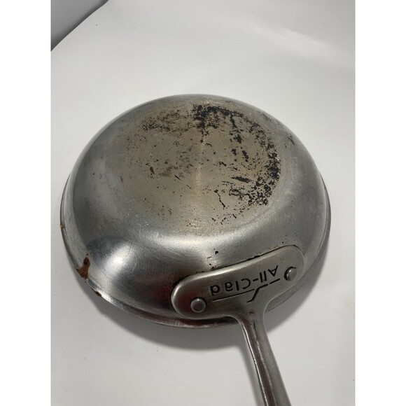 All-Clad Stainless Nonstick Fry Pan 8 Inch USA Made Scratch Wear Used Cookware - Picture 3 of 6